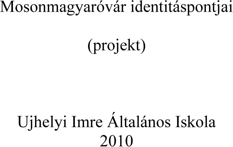 (projekt) Ujhelyi