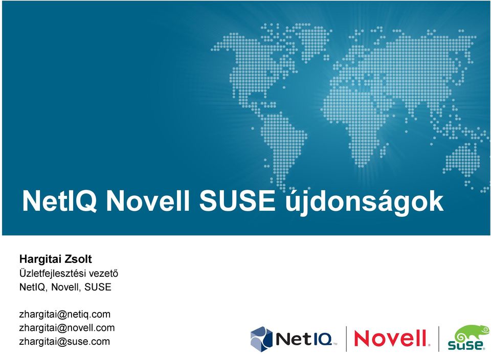 vezető NetIQ, Novell, SUSE