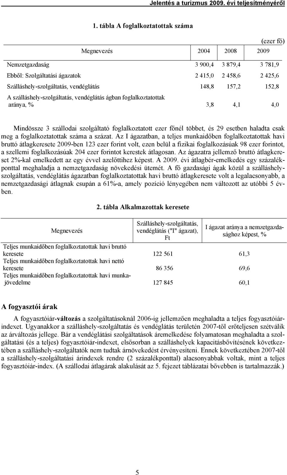 148,8 157,2 152,8 A szálláshely-szolgáltatás, vendéglátás ágban foglalkoztatottak aránya, % 3,8 4,1 4,0 Mindössze 3 szállodai szolgáltató foglalkoztatott ezer főnél többet, és 29 esetben haladta csak