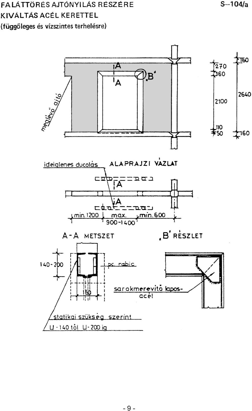 a e. di_ u: - --- :l.."o.:.j ~min. 200 L max. wmin.600 ~ 900-ll.