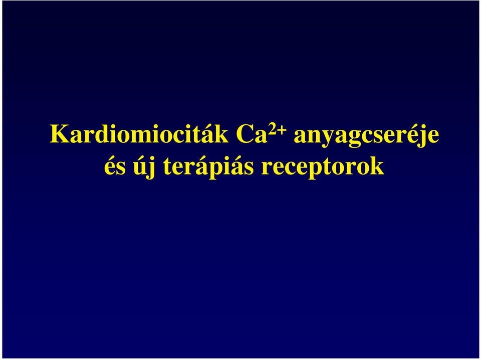 anyagcseréje
