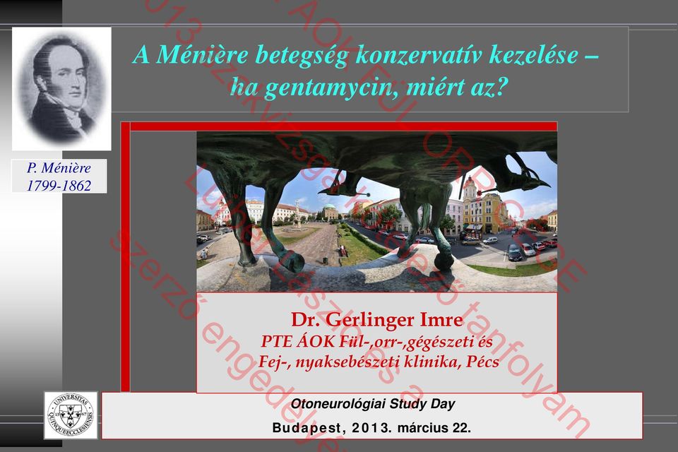 Gerlinger Imre PTE ÁOK Fül-,orr-,gégészeti és Fej-,