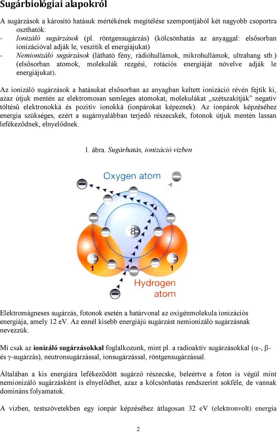 SUGÁRVÉDELEMI ISMERETEK - PDF Ingyenes letöltés