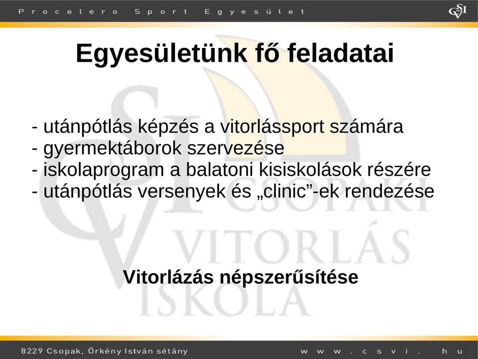 iskolaprogram a balatoni kisiskolások részére -