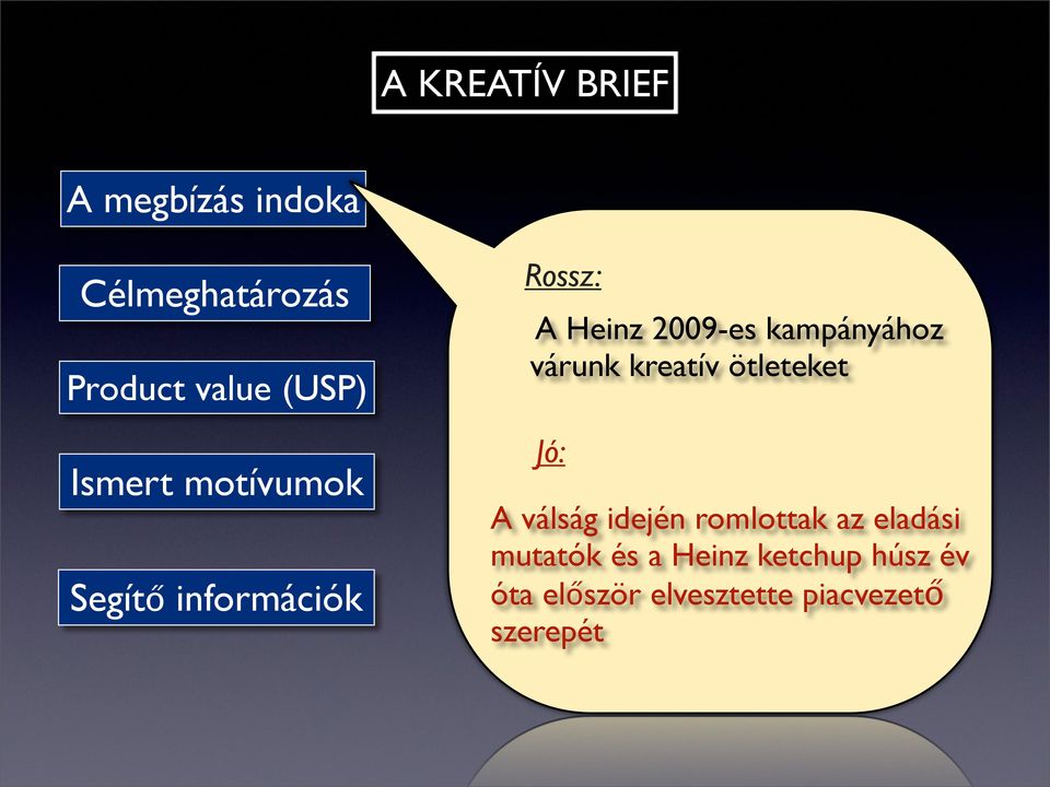 várunk kreatív ötleteket Jó: A válság idején romlottak az eladási