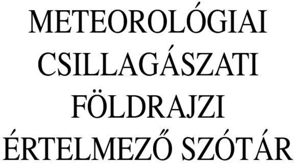FÖLDRAJZI