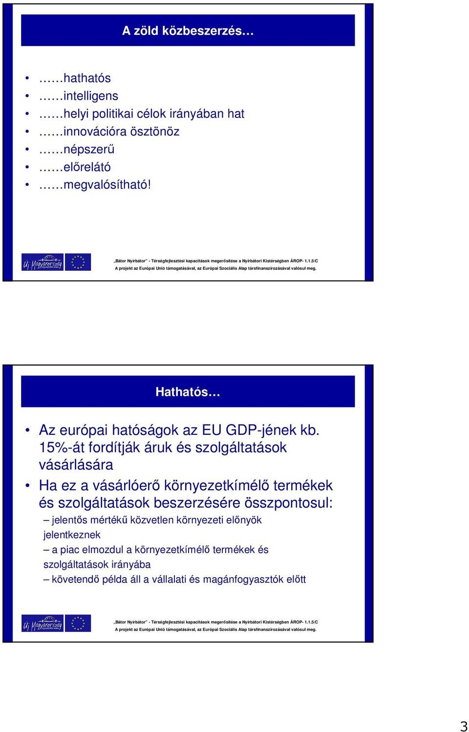 15%-át fordítják áruk és szolgáltatások vásárlására Ha ez a vásárlóerő környezetkímélő termékek és szolgáltatások beszerzésére
