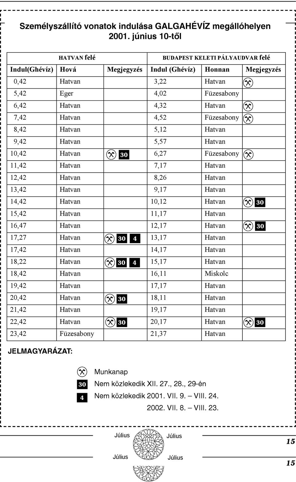 Hatvan 4,52 Füzesabony 8,42 Hatvan 5,12 Hatvan 9,42 Hatvan 5,57 Hatvan 10,42 Hatvan 30 6,27 Füzesabony 11,42 Hatvan 7,17 Hatvan 12,42 Hatvan 8,26 Hatvan 13,42 Hatvan 9,17 Hatvan 14,42 Hatvan 10,12
