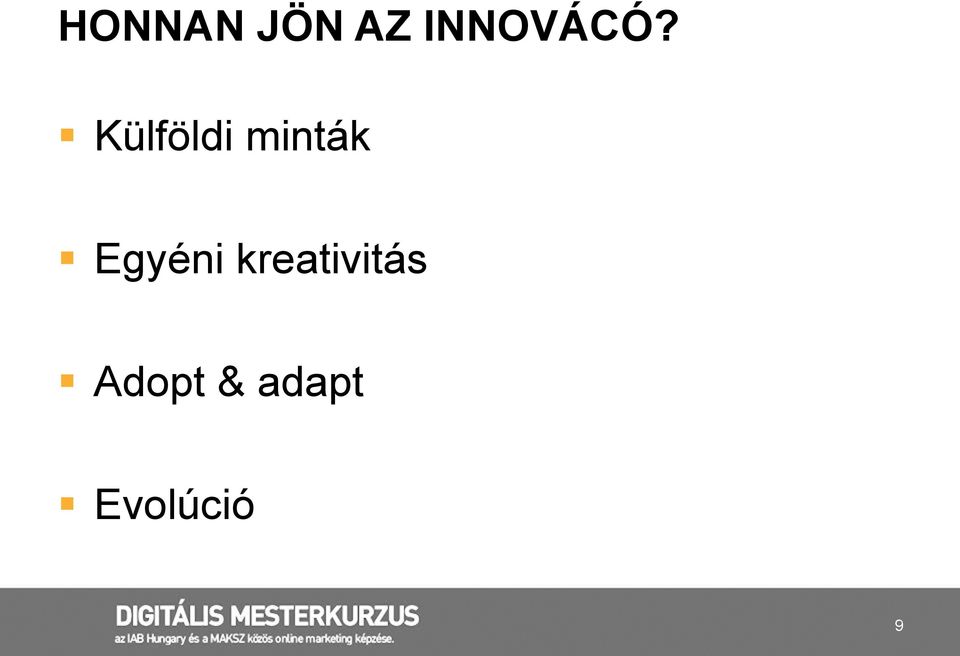 Külföldi minták