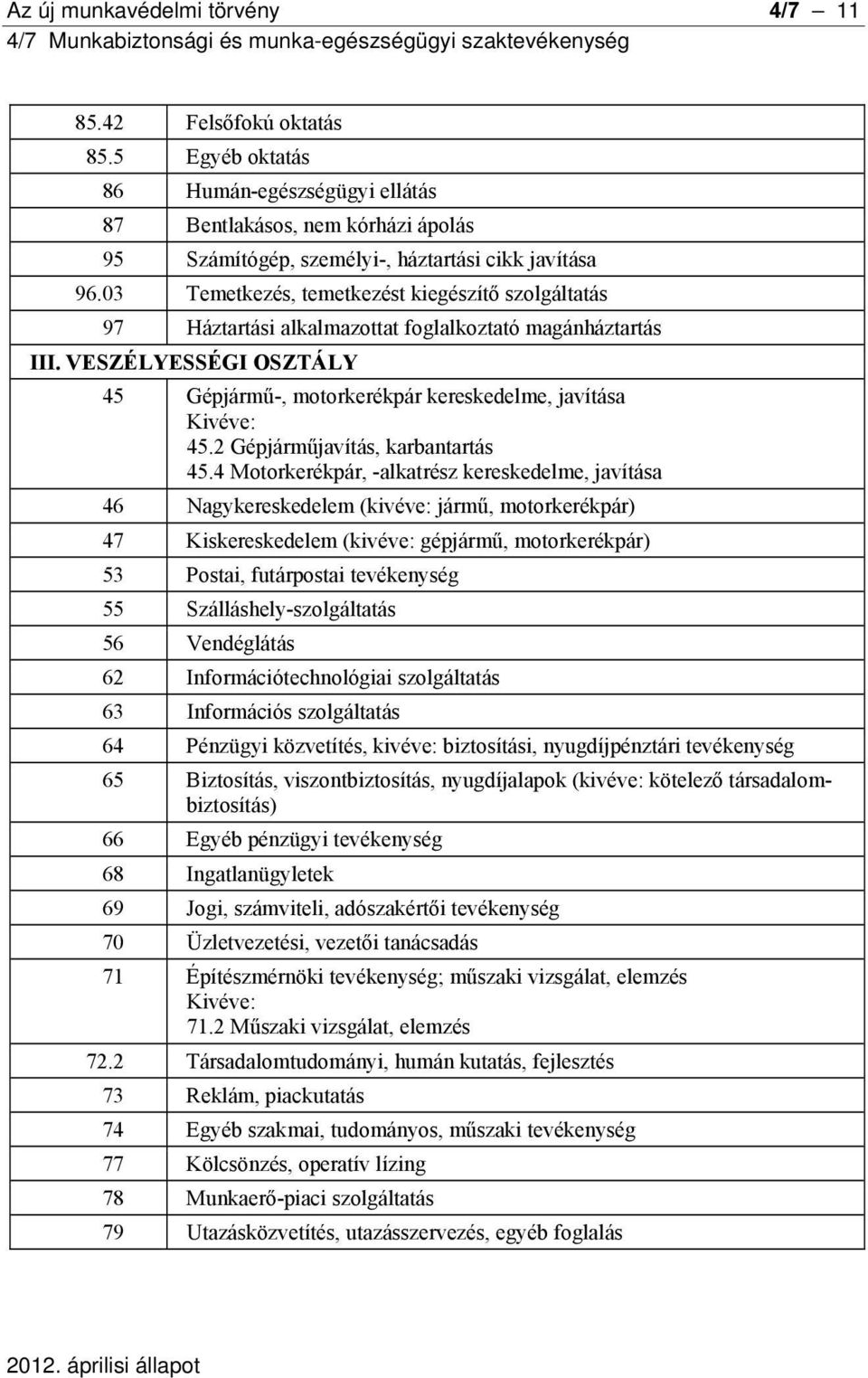 2 Gépjárműjavítás, karbantartás 45.