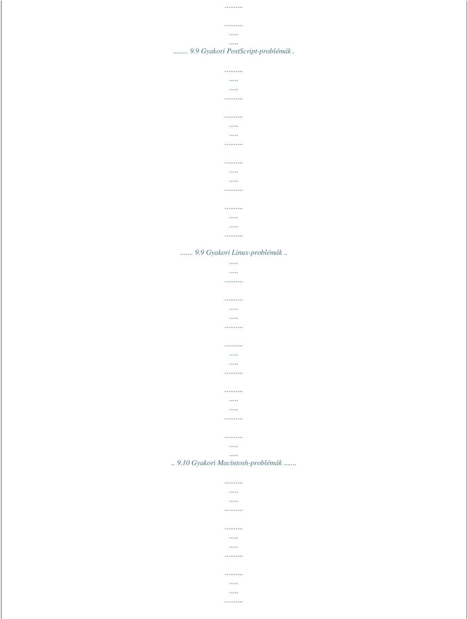 PostScript-problémák