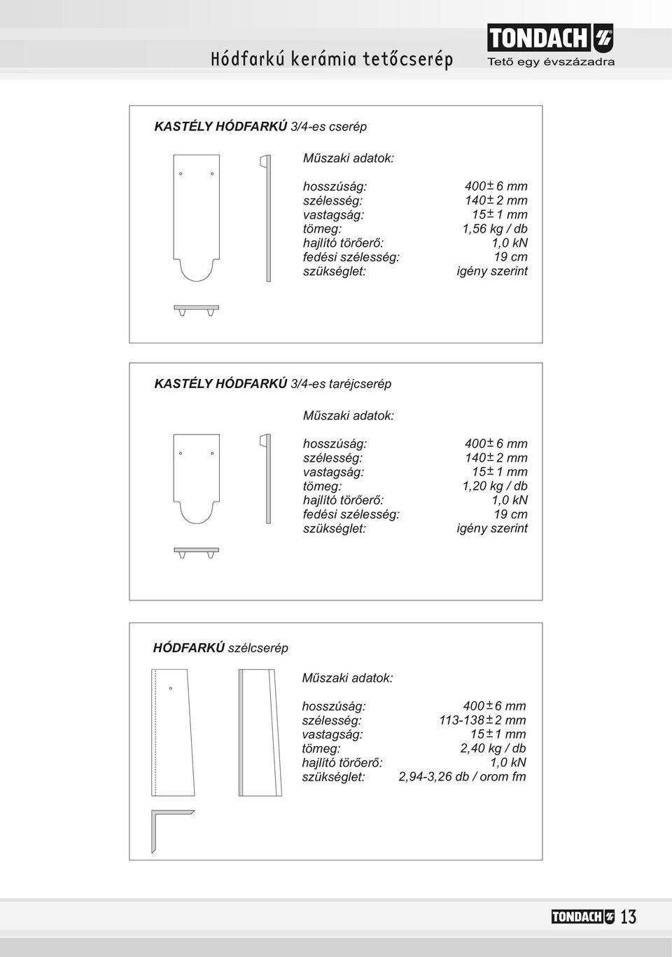 taréjcserép fedési 00 mm 0 mm mm,0 kg / db,0 kn cm igény