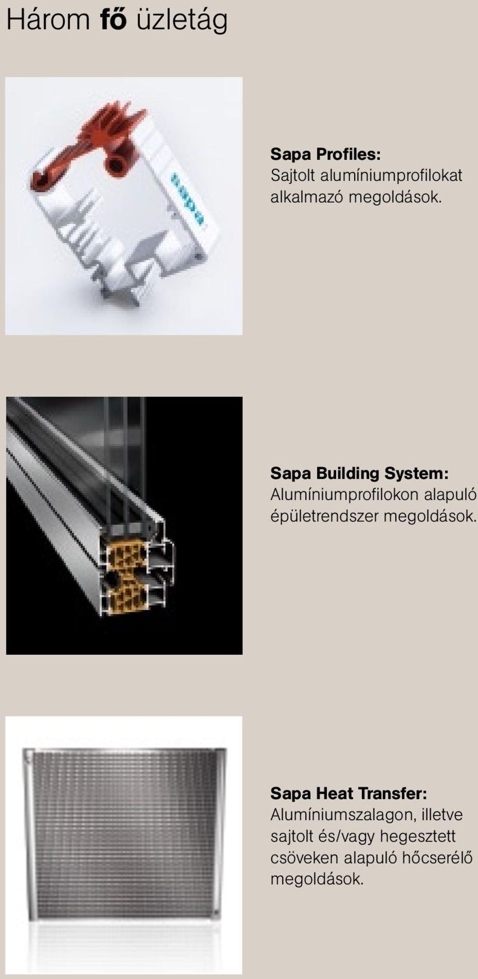 Sapa Building System: Alumíniumprofi lokon alapuló épületrendszer
