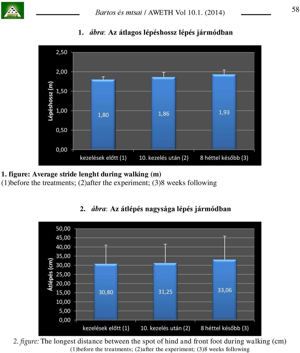 figure: Average stride lenght during walking (m) 2.