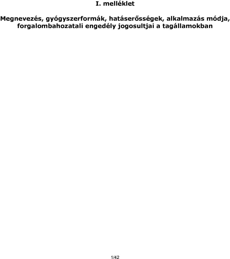alkalmazás módja,