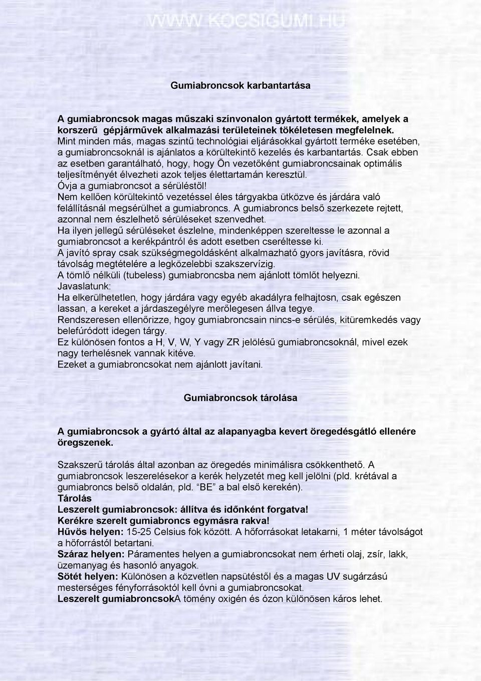 Műszaki szótár. Gumiabroncs jelölései - PDF Free Download