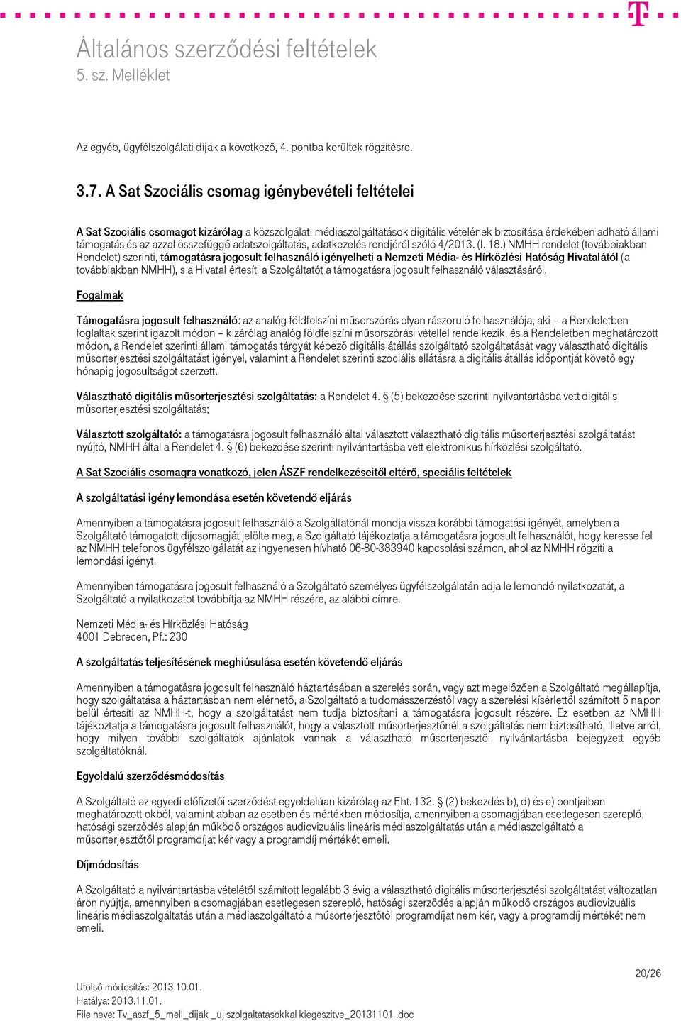 összefüggő adatszolgáltatás, adatkezelés rendjéről szóló 4/2013. (I. 18.