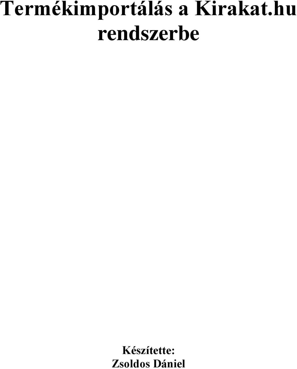 hu rendszerbe