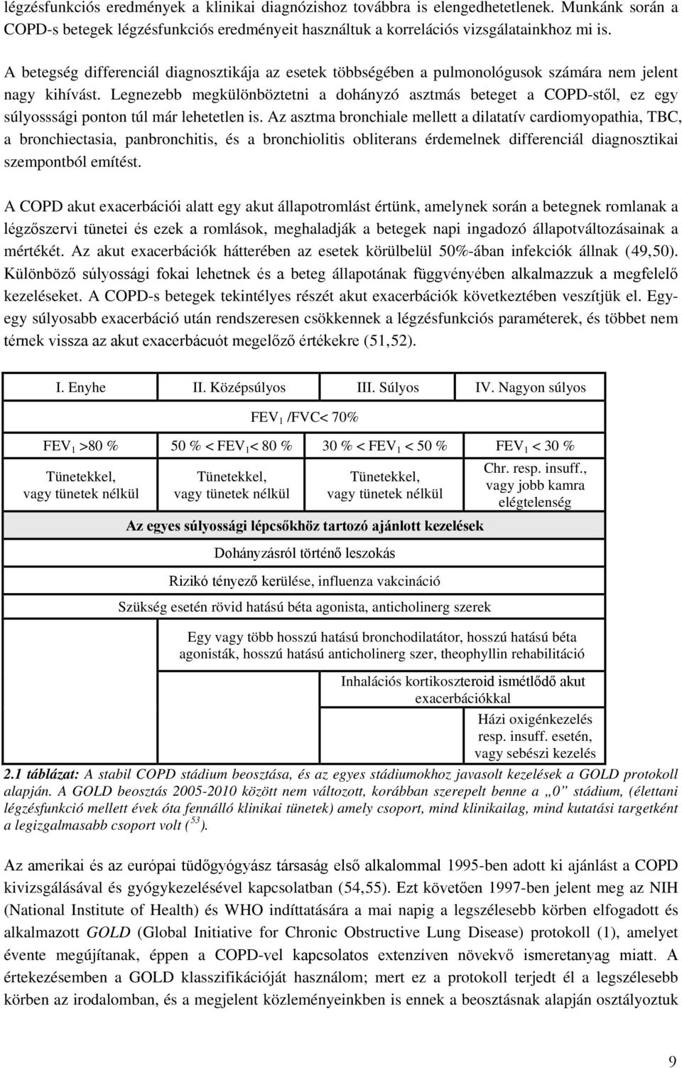 Legnezebb megkülönböztetni a dohányzó asztmás beteget a COPD-stől, ez egy súlyosssági ponton túl már lehetetlen is.