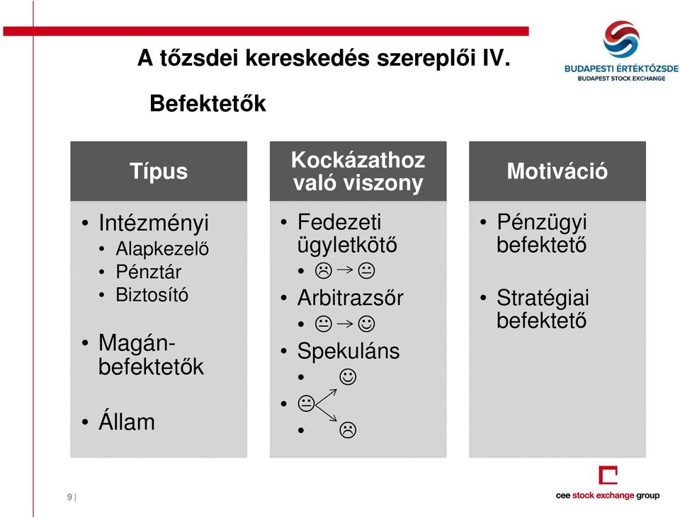 Magánbefektetők Állam Kockázathoz való viszony Fedezeti