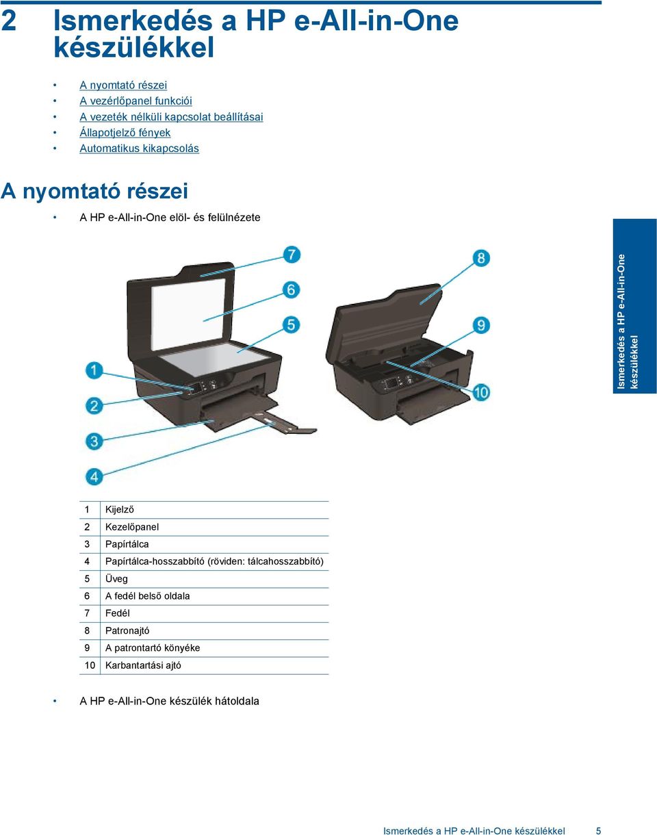 HP Deskjet 3520 e-all-in-one series - PDF Ingyenes letöltés