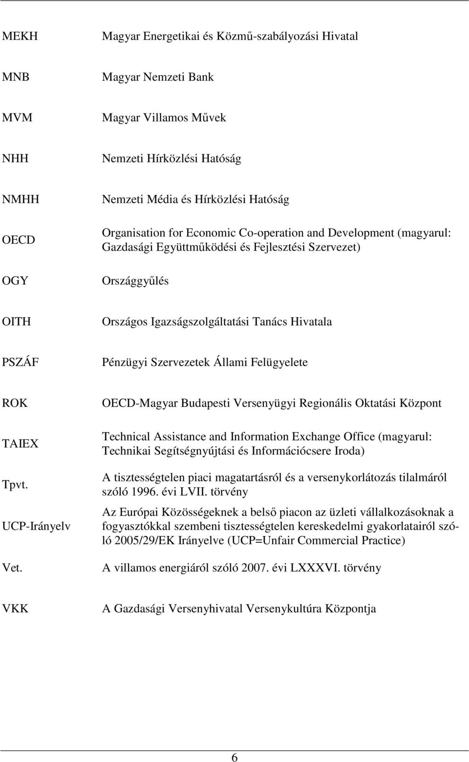 Állami Felügyelete ROK TAIEX Tpvt. UCP-Irányelv Vet.