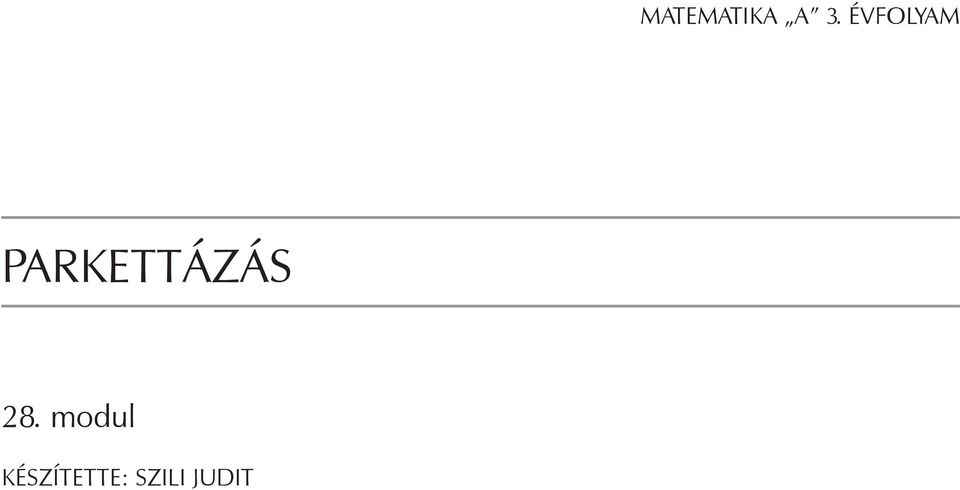 PARKETTÁZÁS 28.