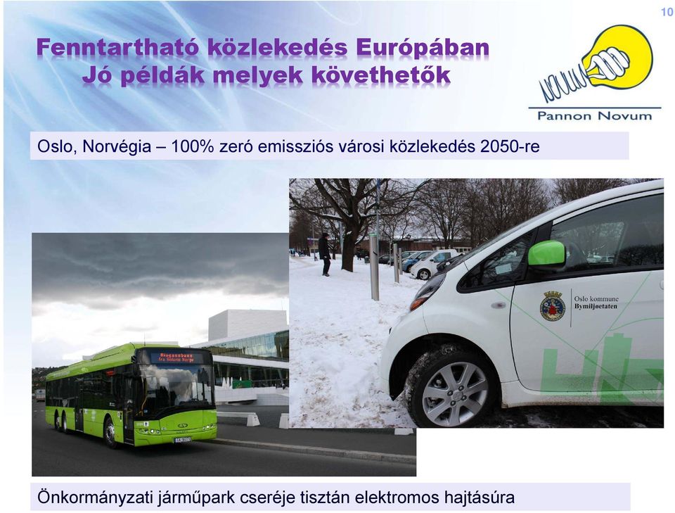 emissziós városi közlekedés 2050-re