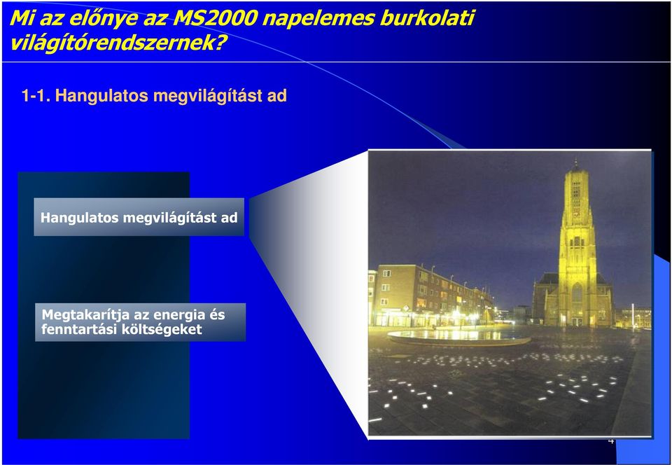 Hangulatos megvilágítást ad Hangulatos