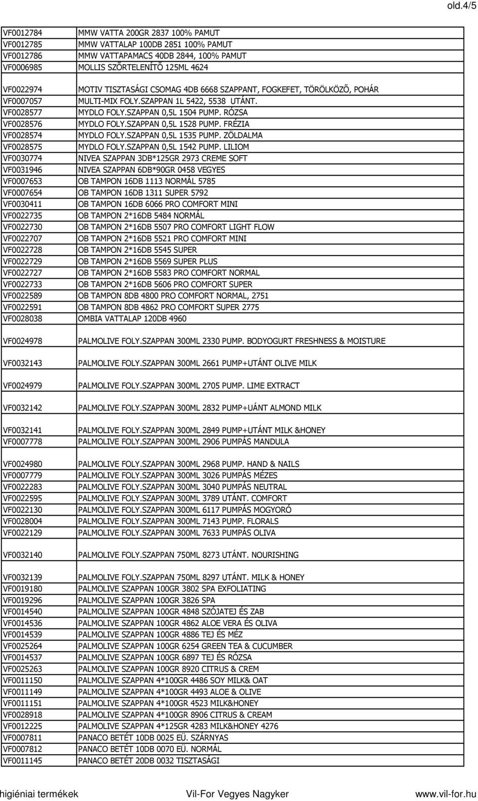 SZAPPAN 0,5L 1528 PUMP. FRÉZIA VF0028574 MYDLO FOLY.SZAPPAN 0,5L 1535 PUMP. ZÖLDALMA VF0028575 MYDLO FOLY.SZAPPAN 0,5L 1542 PUMP.