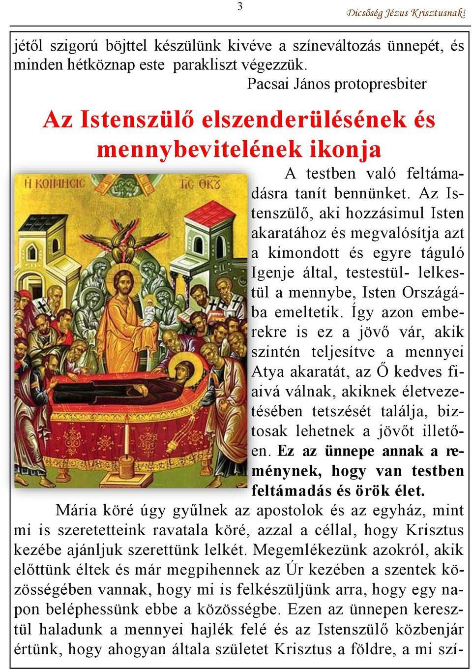 Krisztus színeváltozása - PDF Free Download