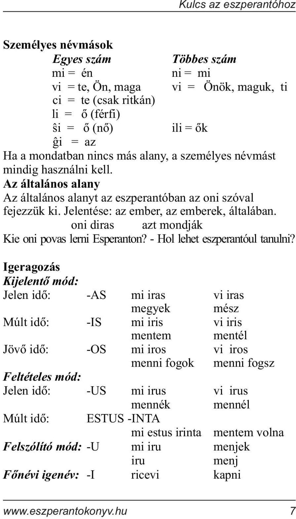 oni diras azt mondják Kie oni povas lerni Esperanton? - Hol lehet eszperantóul tanulni?