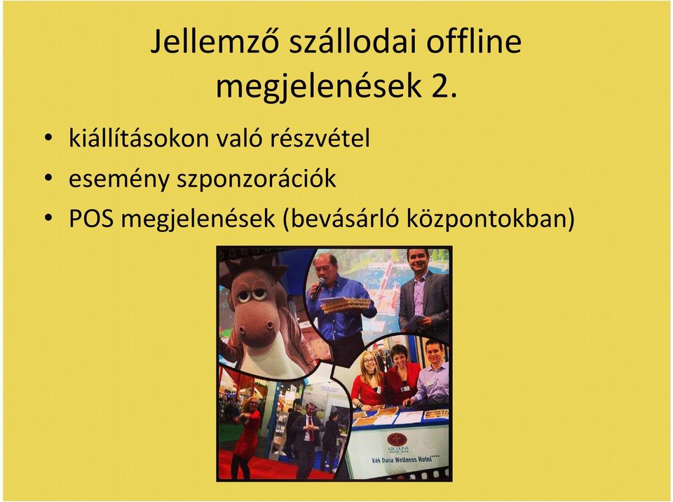 kiállításokon való részvétel