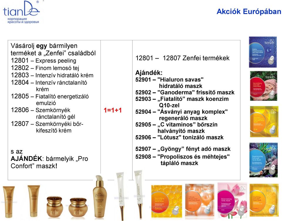 koenzim 12806 Szemkörnyék 1=1+1 Q10-zel 52904 "Ásványi anyag komplex" ránctalanító gél 12807 Szemkörnyéki bőrkifeszítő krém regeneráló maszk 52905 C vitaminos