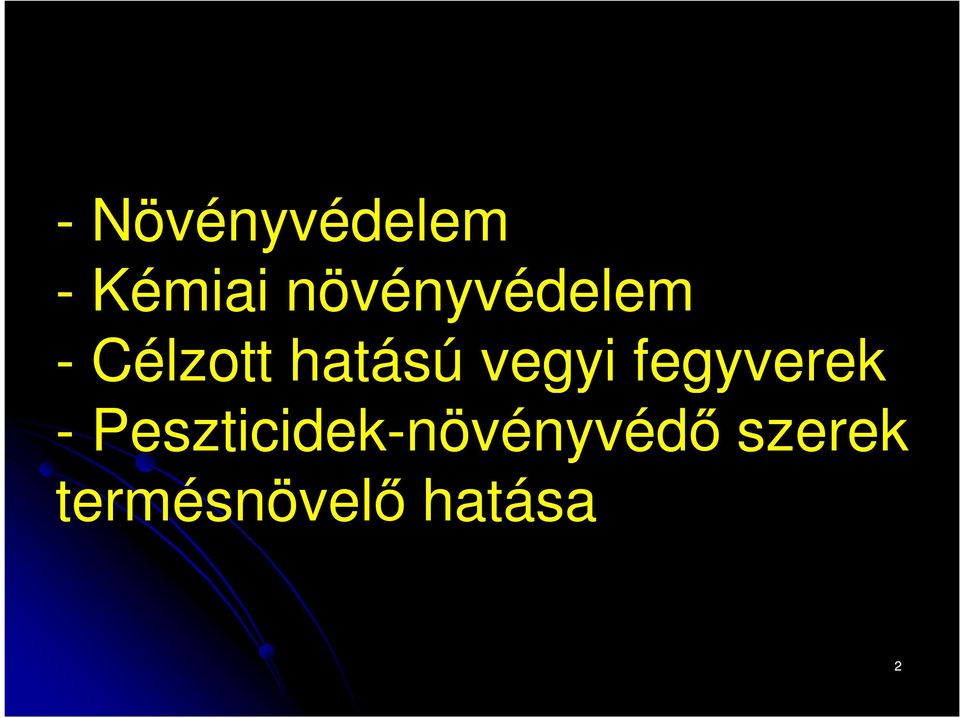 vegyi fegyverek -