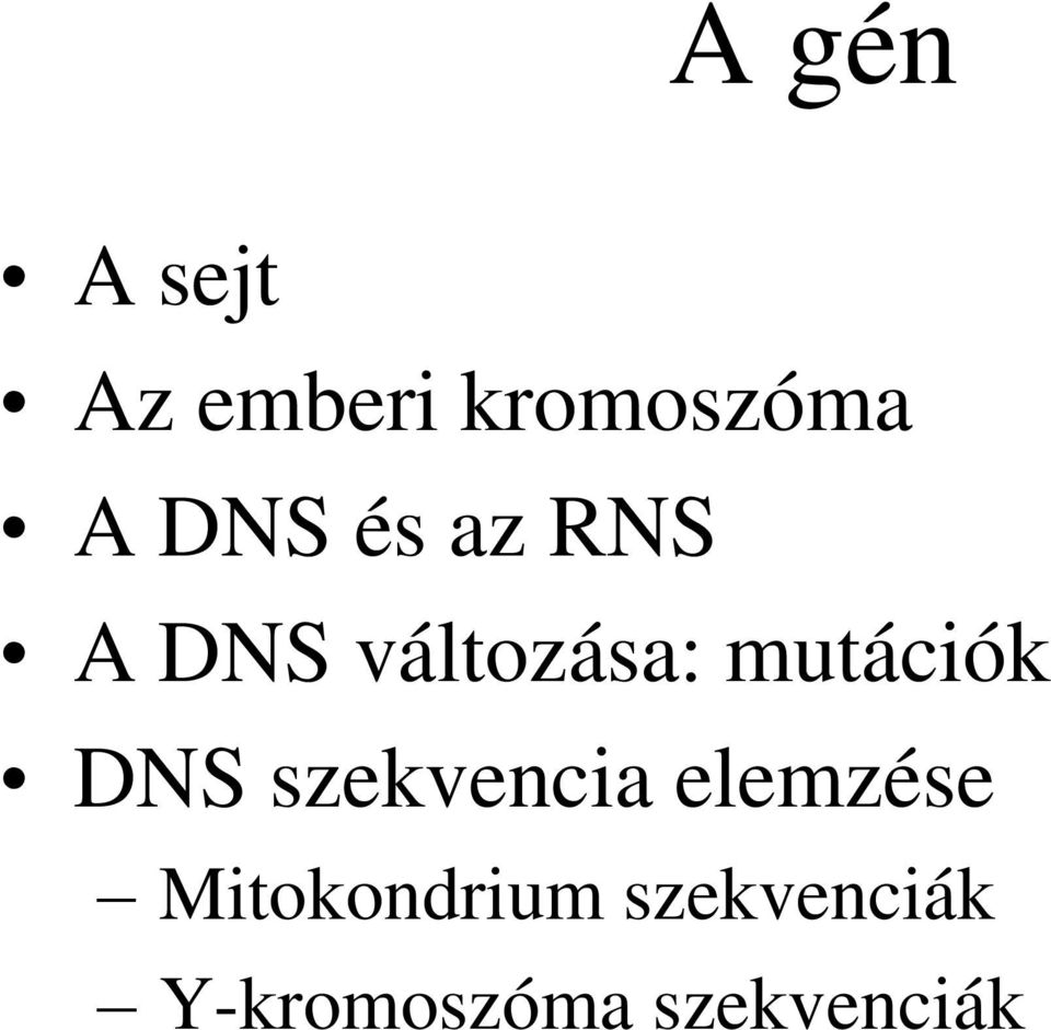 mutációk DNS szekvencia elemzése