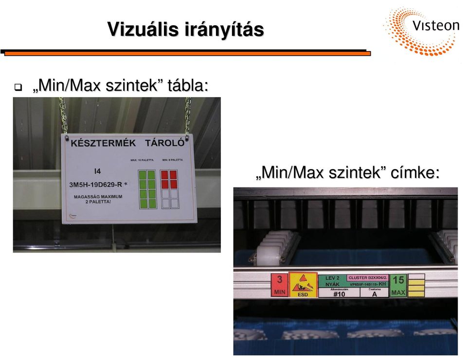 Min/MaxMax szintek