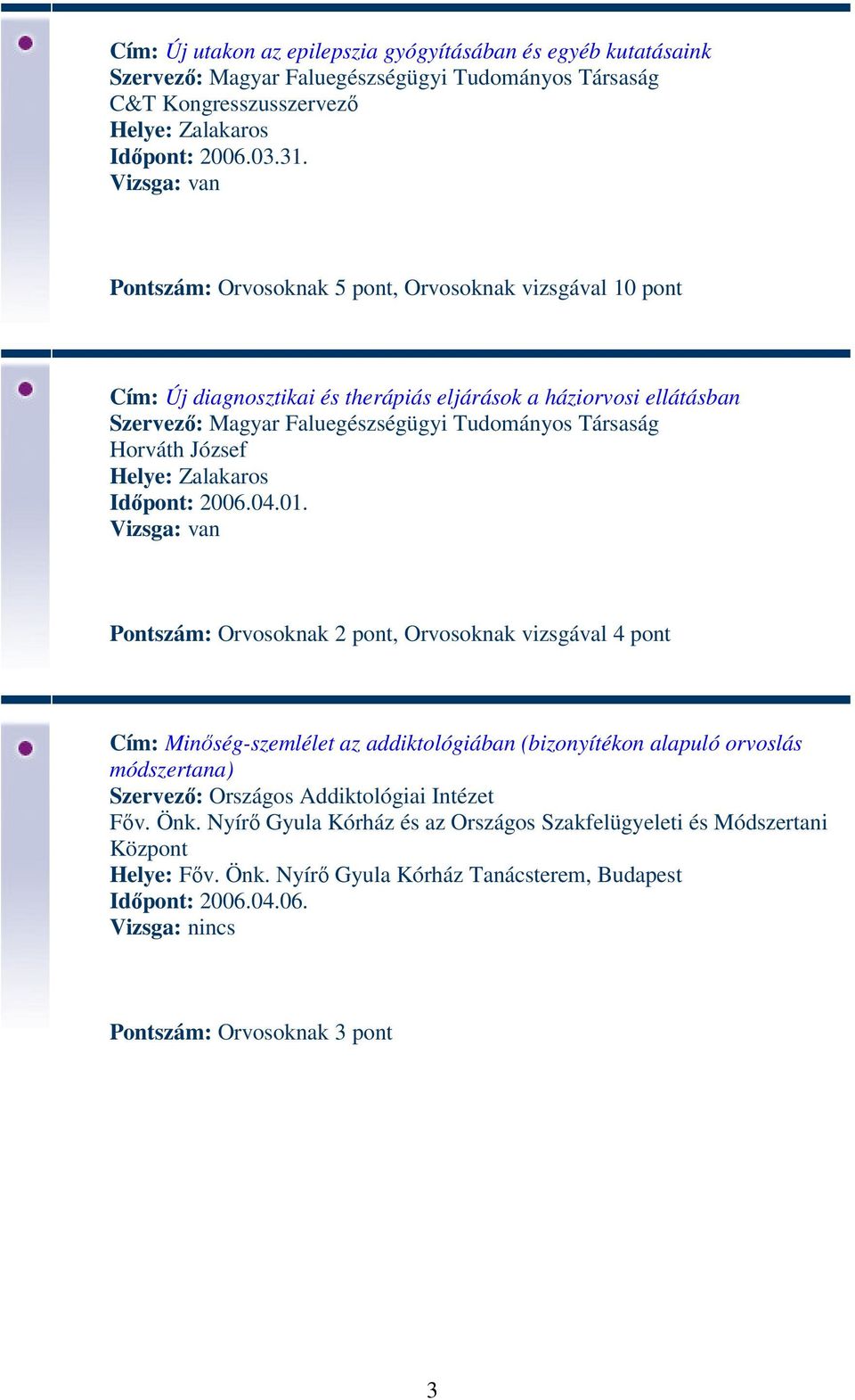 Helye: Zalakaros Időpont: 2006.04.01.