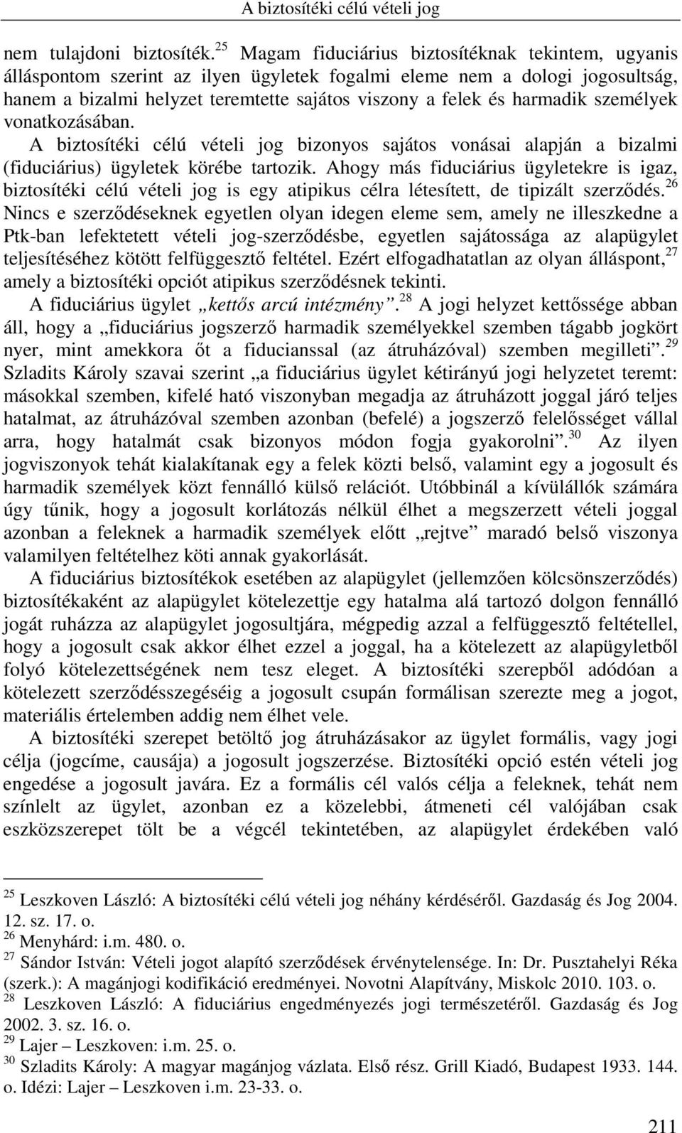 A biztosítéki célú vételi jog * - PDF Ingyenes letöltés