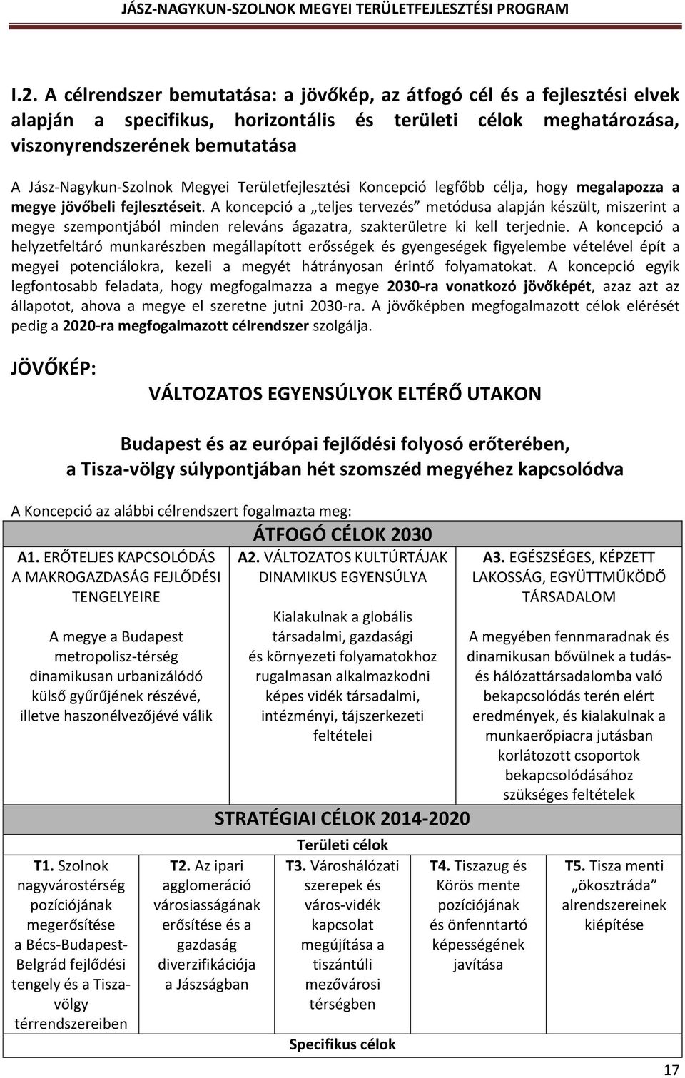 Megyei Területfejlesztési Koncepció legfőbb célja, hogy megalapozza a megye jövőbeli fejlesztéseit.