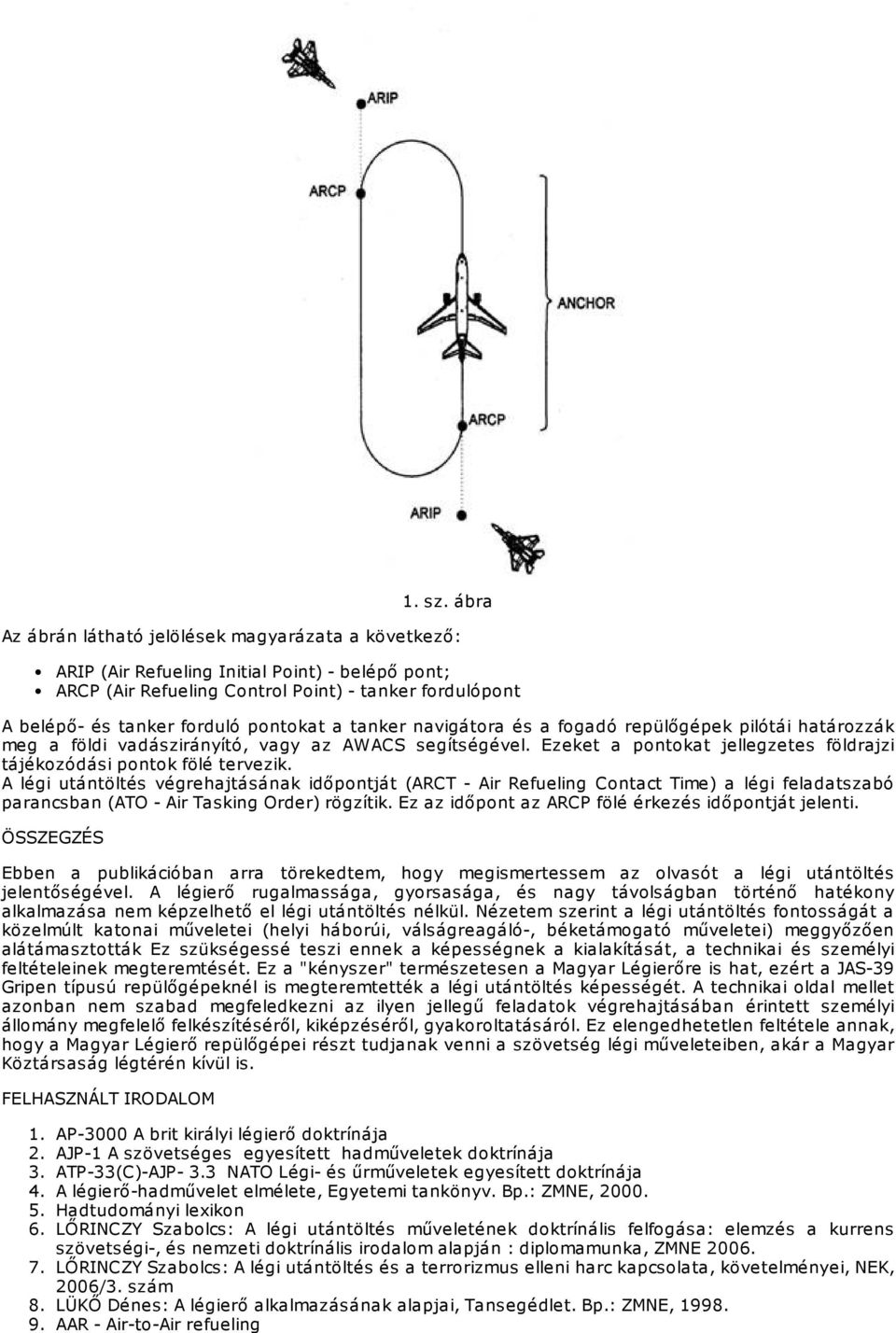 a tanker navigátora és a fogadó repülőgépek pilótái határozzák meg a földi vadászirányító, vagy az AWACS segítségével. Ezeket a pontokat jellegzetes földrajzi tájékozódási pontok fölé tervezik.