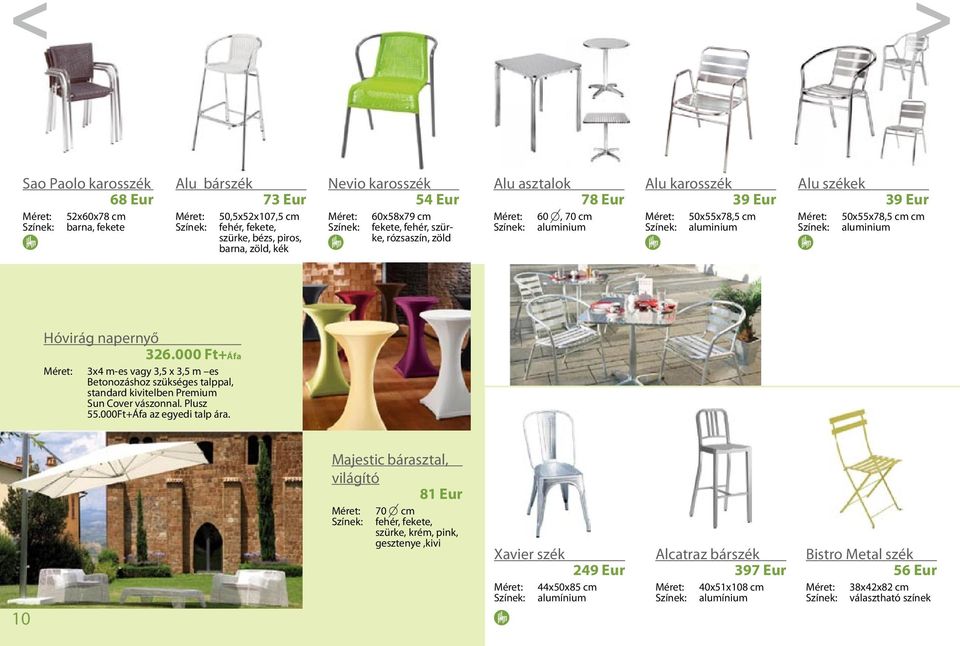 Seaside szék 184 Eur Méret: 64x62x78 cm Színek: fehér, grafit, krém. Bonnie  karosszék 105 Eur - PDF Free Download