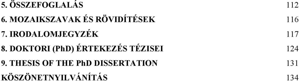 IRODALOMJEGYZÉK 117 8.