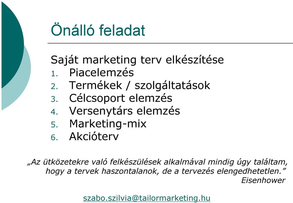 Marketing-mix 6.