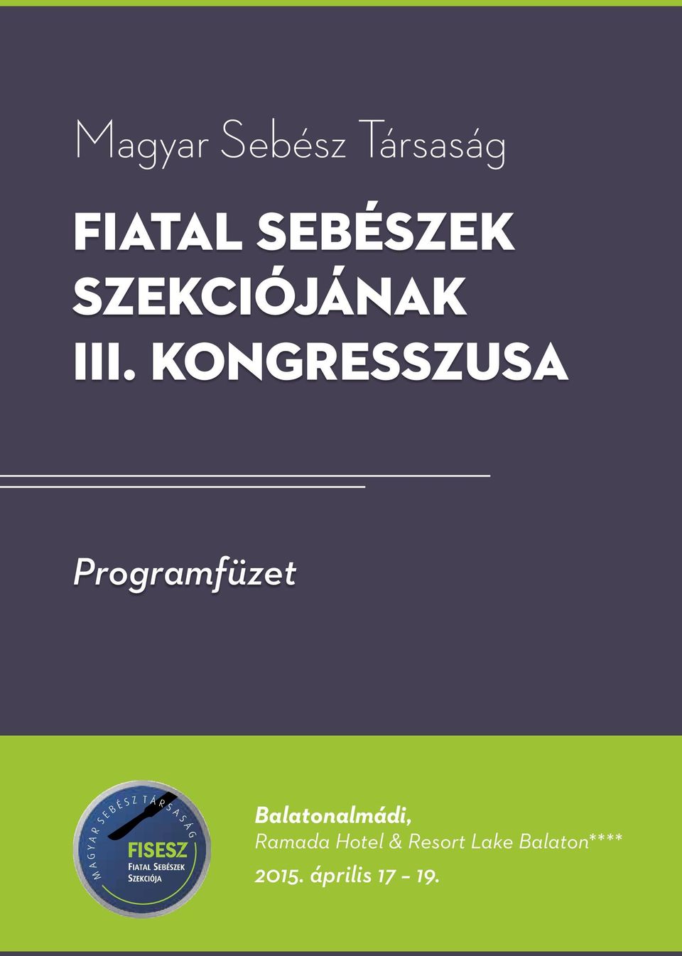 Kongresszusa Programfüzet