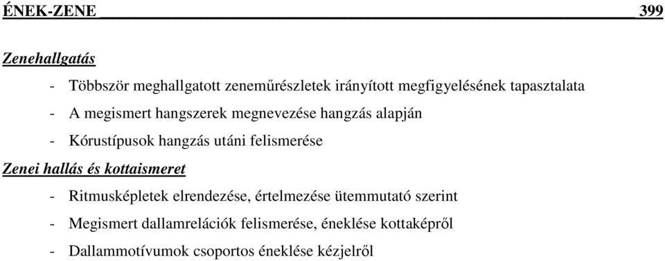 Zenei hallás és kottaismeret - Ritmusképletek elrendezése, értelmezése ütemmutató szerint -