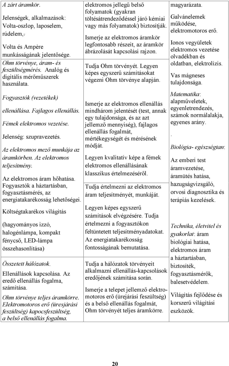Az elektromos teljesítmény. Az elektromos áram hőhatása. Fogyasztók a háztartásban, fogyasztásmérés, az energiatakarékosság lehetőségei.