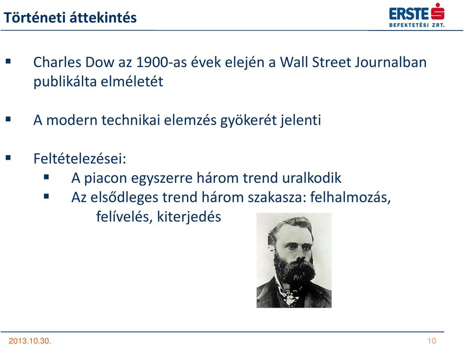 jelenti Feltételezései: A piacon egyszerre három trend uralkodik Az