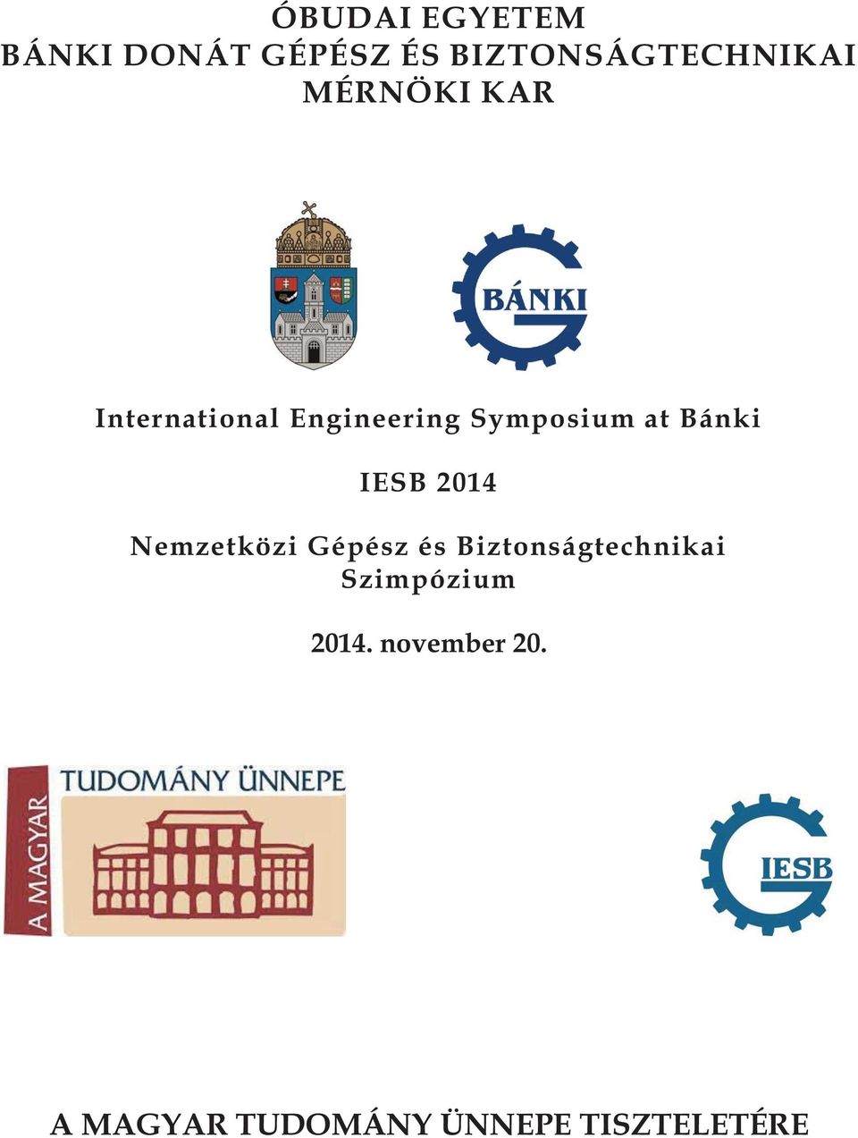 IESB 2014 Nemzetközi Gépész és Biztonságtechnikai