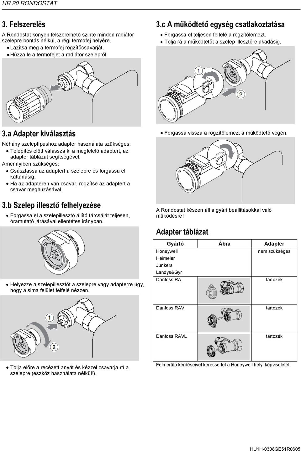 HR20 Rondostat ELEKTRONIKUS RADIÁTOR TERMOSZTÁT - PDF Free Download